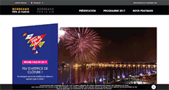 Desktop Screenshot of bordeaux-fete-le-fleuve.com